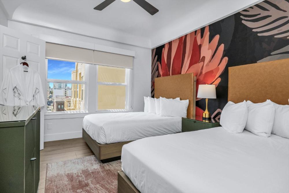 Two Double Beds interior